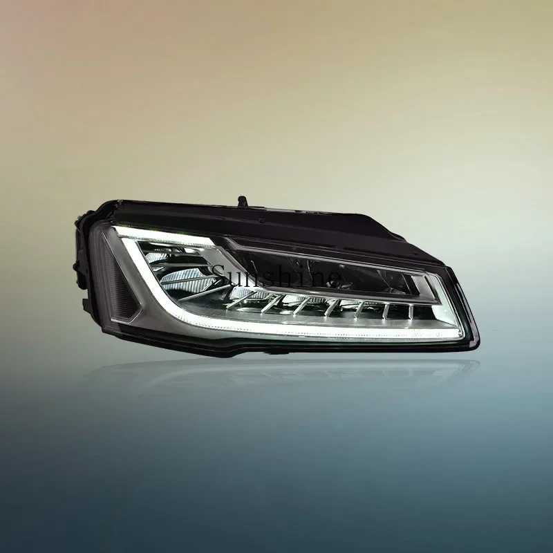 Dedicated to A8 headlight assembly 11-17 modified new LED daytime running light water steering