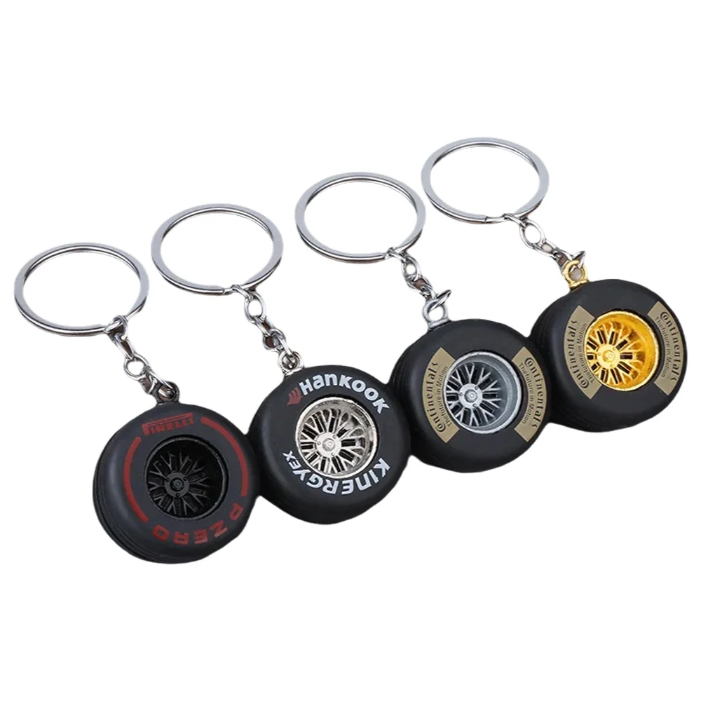 Sleutelhanger van zacht PVC rubber, autodecoratie, sleutelring - afbeelding 2
