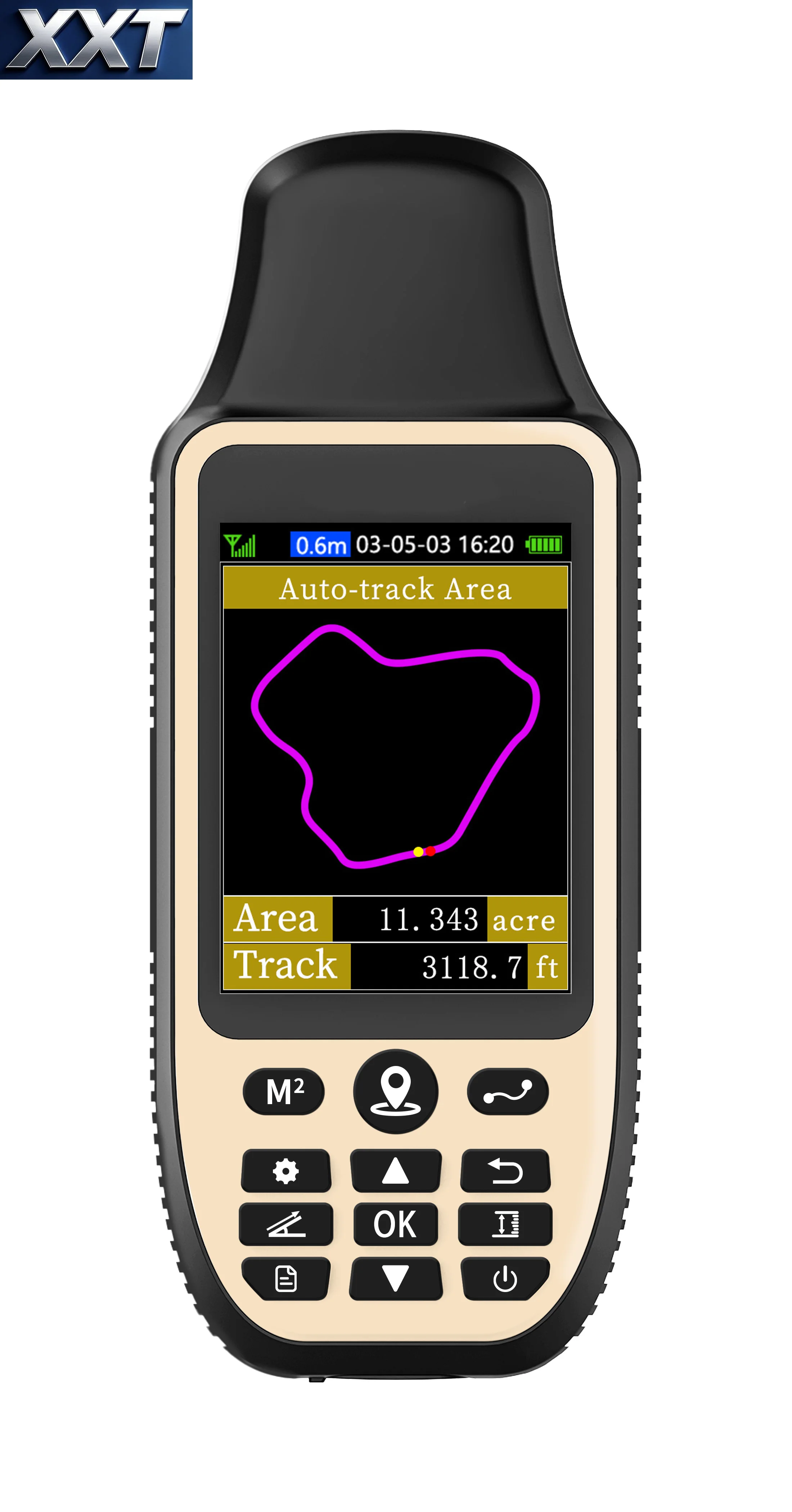 XXT Handheld GPS Land Area Meter ZL660 3.2-inch Color Screen Coordinate Storage Land Surveying Device view 6