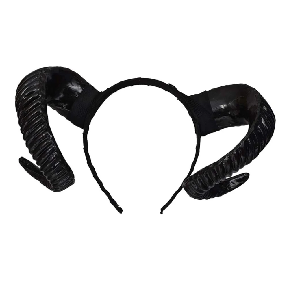Serre-Tête Cornes de Bélier – Accessoire Démon – photo 1