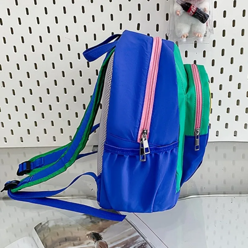 Trendy Colour-blocked Women Backpack Fashion Casual Daypack Outdoor Sports Travel Rucksack Girls Light Cute Backpack Schoolbags