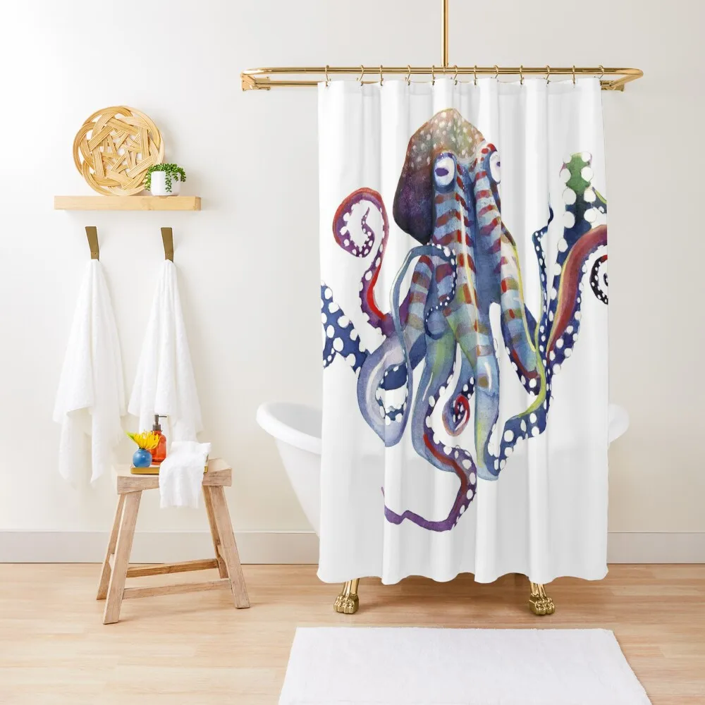 

Octopus Shower Curtain Bathroom Deco Luxury Bathroom Curtain