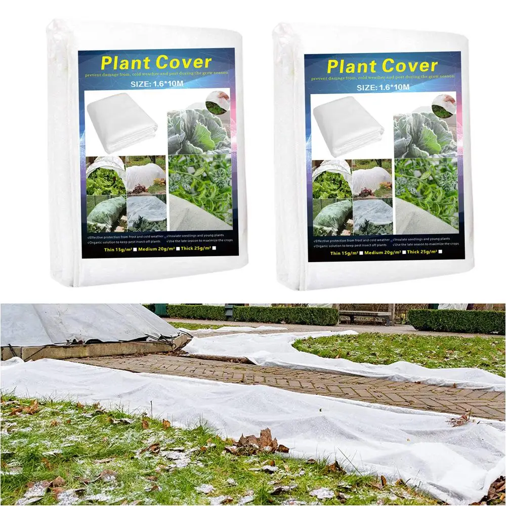 Non-Woven Fabric Plant Anti-freeze Cover Anti-freeze Cover Cloth Winter Plant Protecter Prevent Frostbite Garden Plant Care