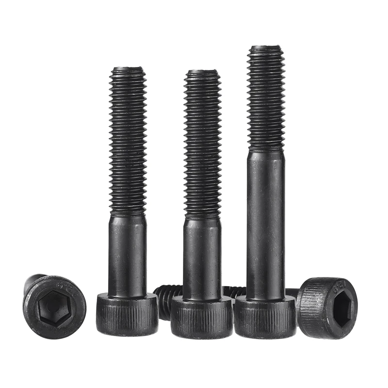 DIN912 Half Thread Tooth Hex Screw Grade 12.9 Cabon Steel Hexagon Socket Allen Head Cap Screw M2 M2.5