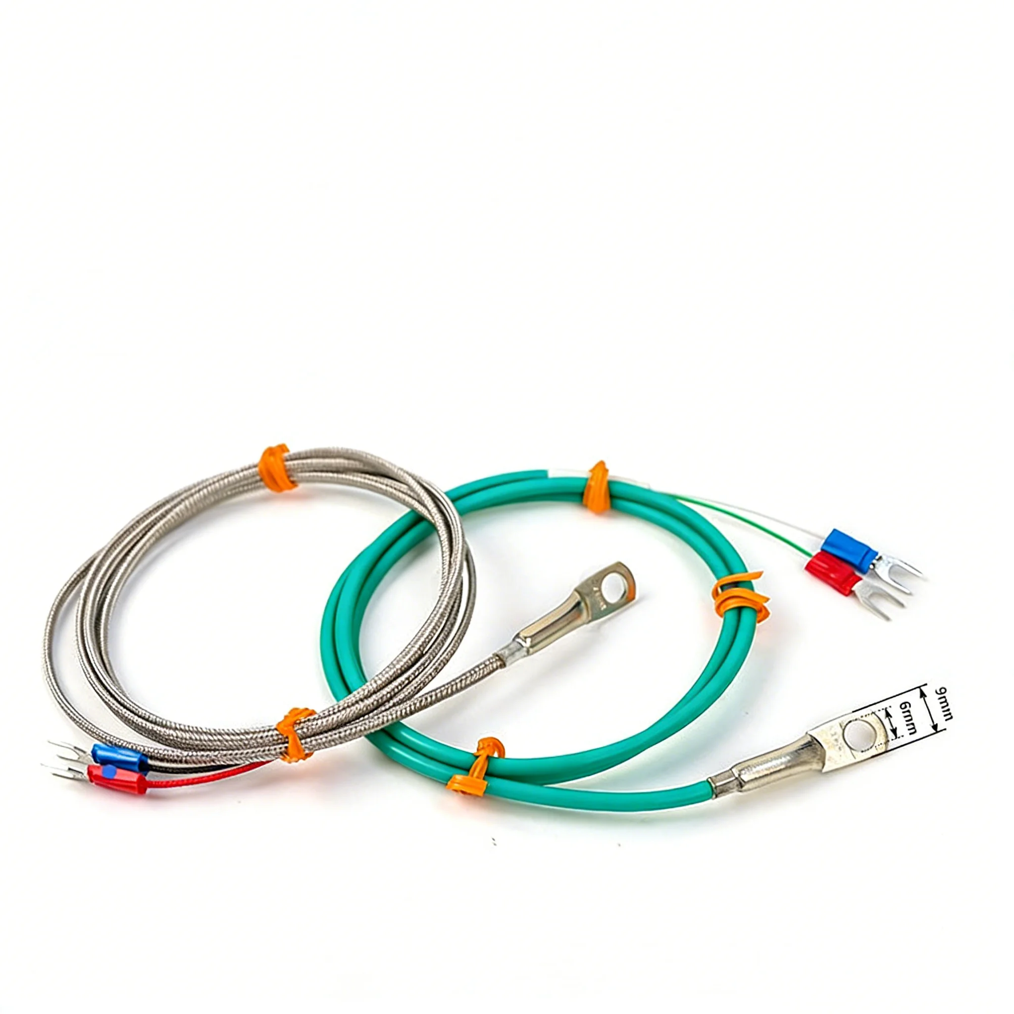 High Temperature sensor M6 K-type thermocouple temperature sensor Silicone sensor M6 Patch Thermocouple