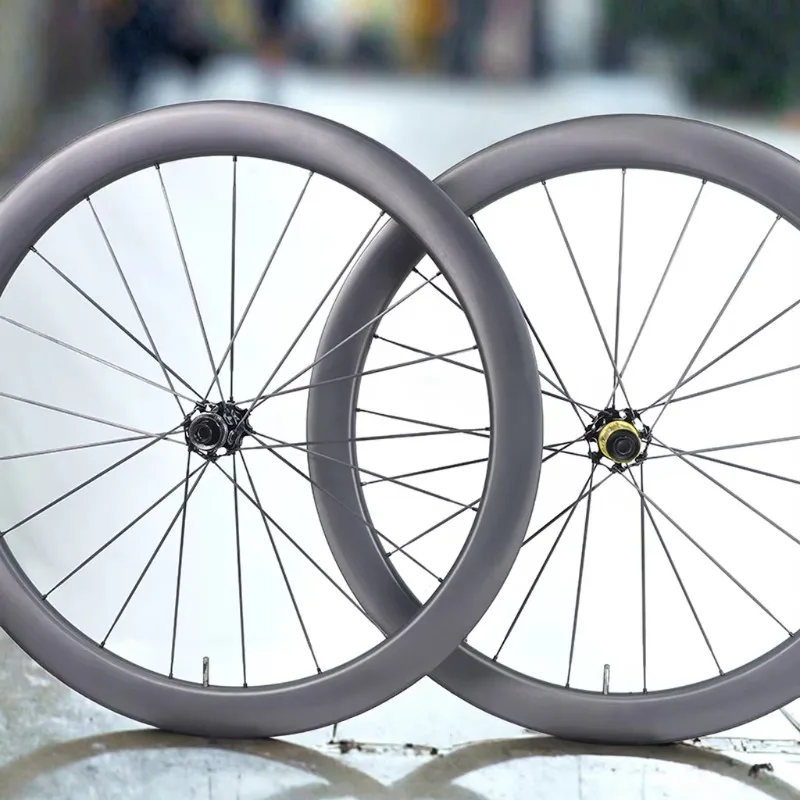High-Performance Toray T800 Carbon Disc Brake 700c Wheelset Tubeless Clincher Center Lock Model