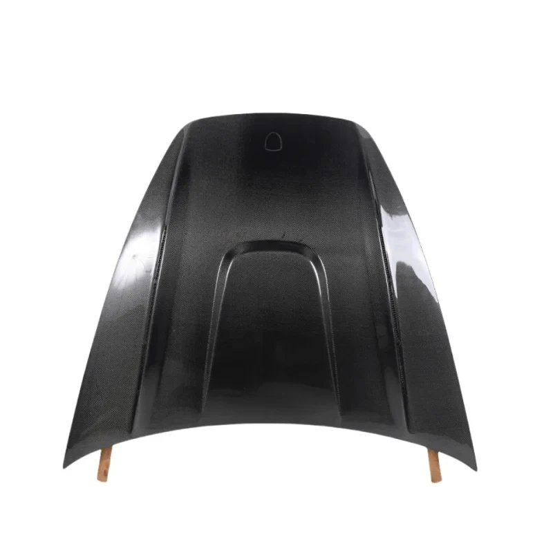 

Suitable for Porsche Cayenne 958 2010-2014 Black Carbon Fiber Engine Hood Screw-On Glossy Matte
