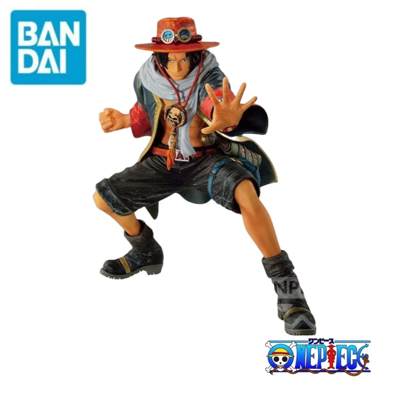 

In Stock Bandai Original One Piece Banpresto Portgas D Ace 100% Genuine Anime Merchandise Toys Figurine Ornaments Statue Model