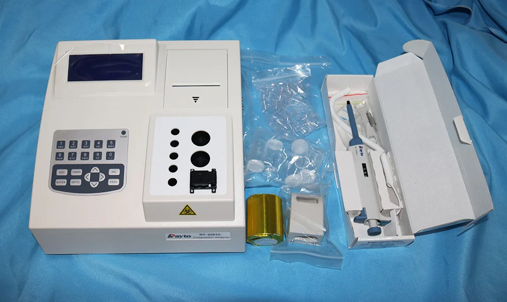Rayto RT-2201C Medical  Coagulation Analyzer Portable Coagulation Analyzer