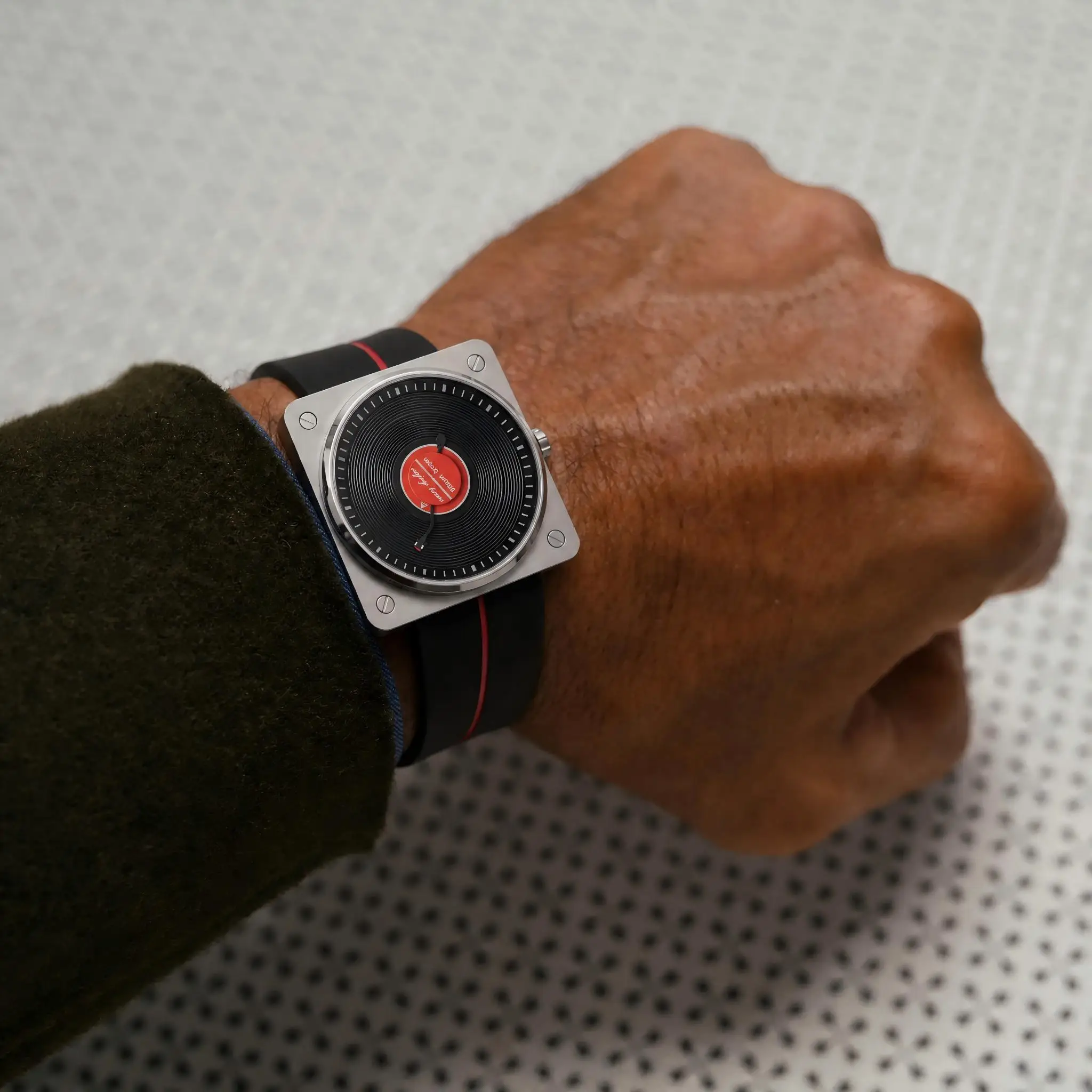Montre-bracelet homme Andoando vintage de luxe, lumineuse, en vinyle, à quartz, pour homme, de marque de créateur, montre rare