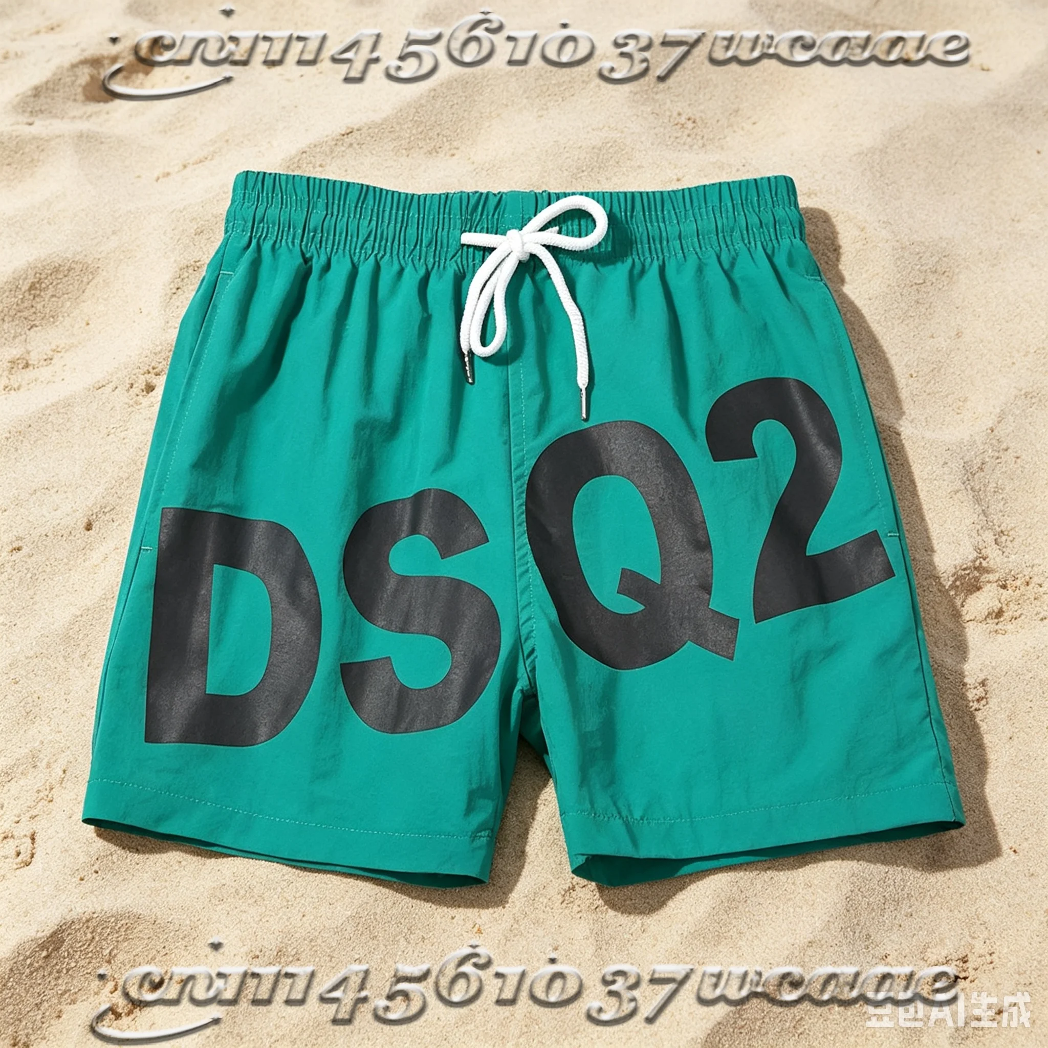 FamilyMatching New Hot Sale Universal Casual Shorts Minimal Big Letter Print Breathable Beach Shorts Loose Sports Shorts