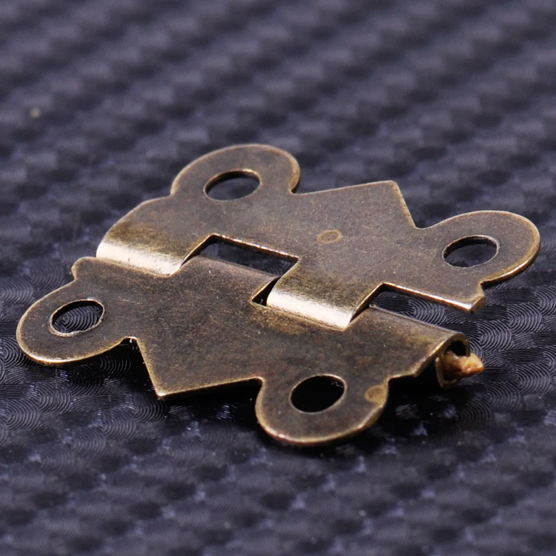 20Pcs DIY Repair Vintage Antique Brass Butterfly Hinge with Screws Bronze for Jewelry Box 20x17mm