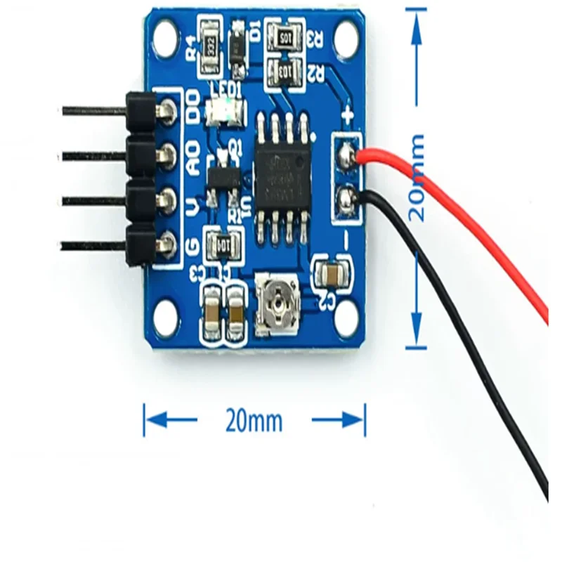 Piezoelectric sheet tapping vibration sensor switch module finished product