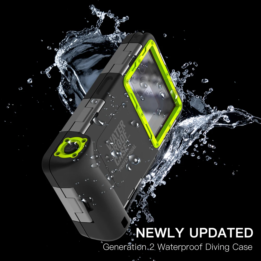 Underwater Professional Diving Case For Samsung S24 FE S23 Ultra A16 A55 Waterproof For iPhone 16 Pro 15 Plus 14 13 12 11 Case