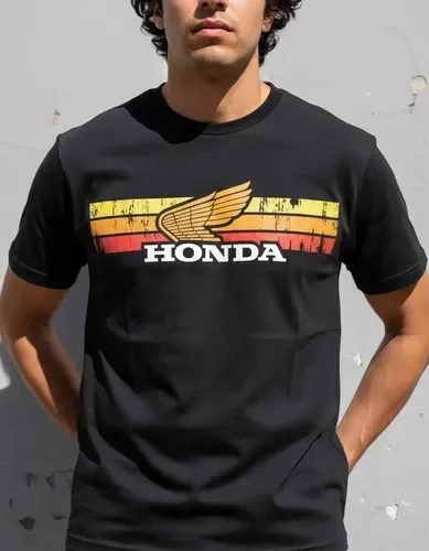 2026 Vintage Familien-Matching Neues Motorradfahrer-T-Shirt im Vintage-Stil mit Muster für Herren und Damen, Lässiges Komfort-Motorrad-Oberteil – Detail 5