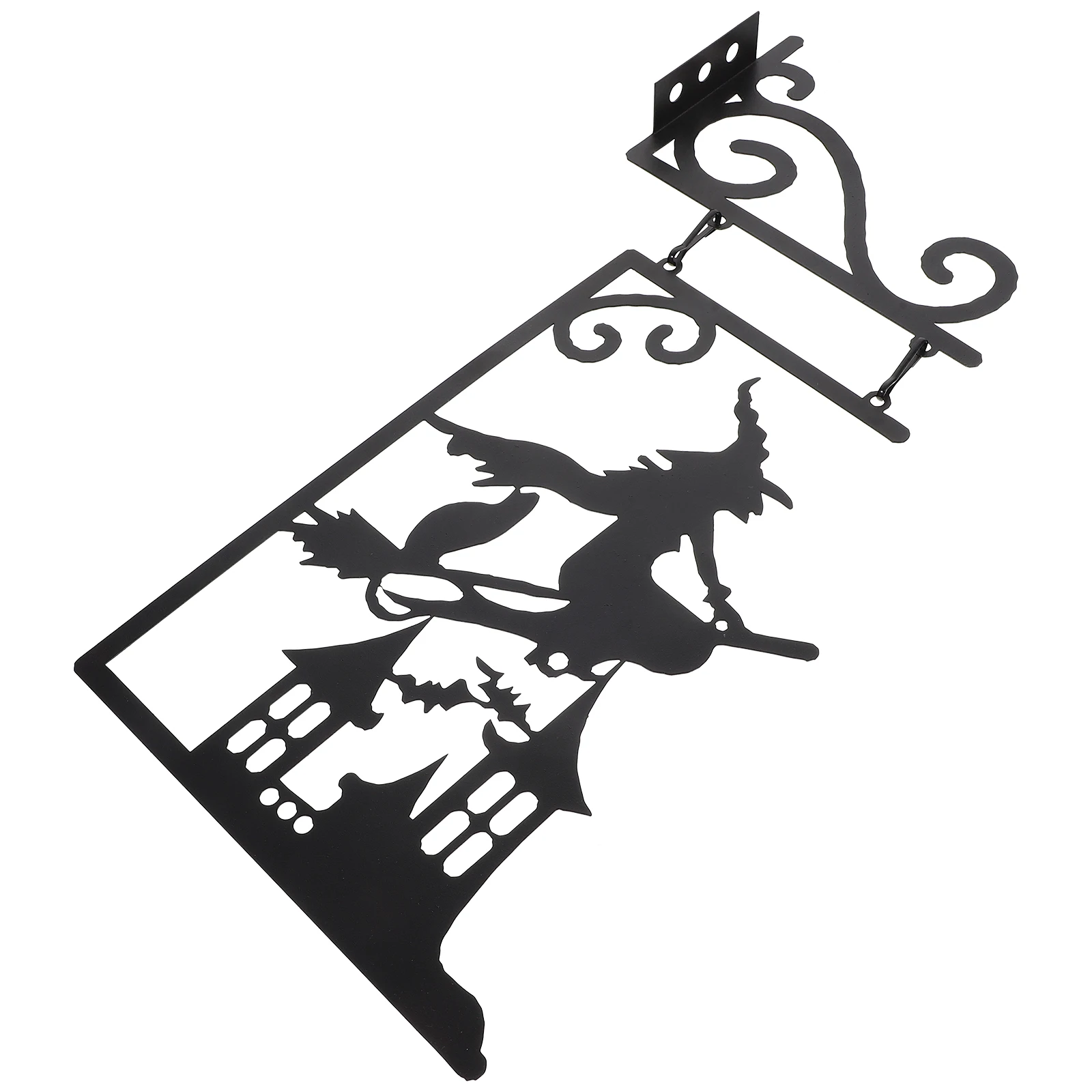

1pc Creative Halloween Iron Wall Hanging Decor For Home Office Outdoor Halloween Style Metal Art Decoration Wall Craft Ornament