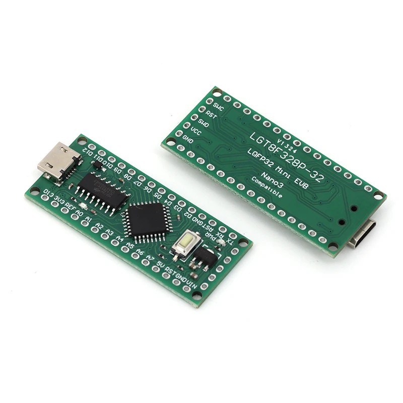 LGT8F328P-LQFP32 MiniEVB TYPE-C MICRO USB compatibile con ATMEGA328 Nano V3.0 LGT8F328P CH9340C / HT42B534-1 SOP16 per Arduino