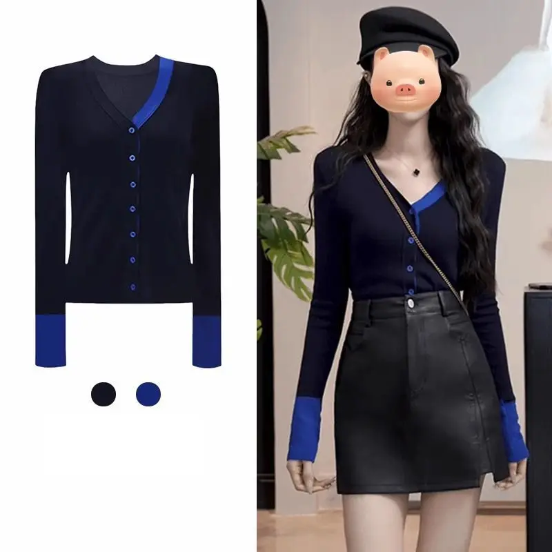 

Sweaters Jumpers Cardigans Womens Japanese Oversized Ribbed Knit Students Trim Regular Cut Colorful Casual Elegant Sophisticated