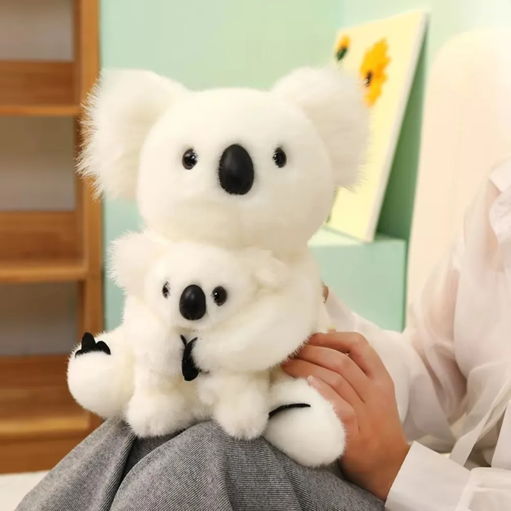 Adorabili giocattoli di peluche Koala australiani morbidi pelosi Koala Bear bambole di pezza soffice cuscino animale portachiavi con ciondolo di simulazione