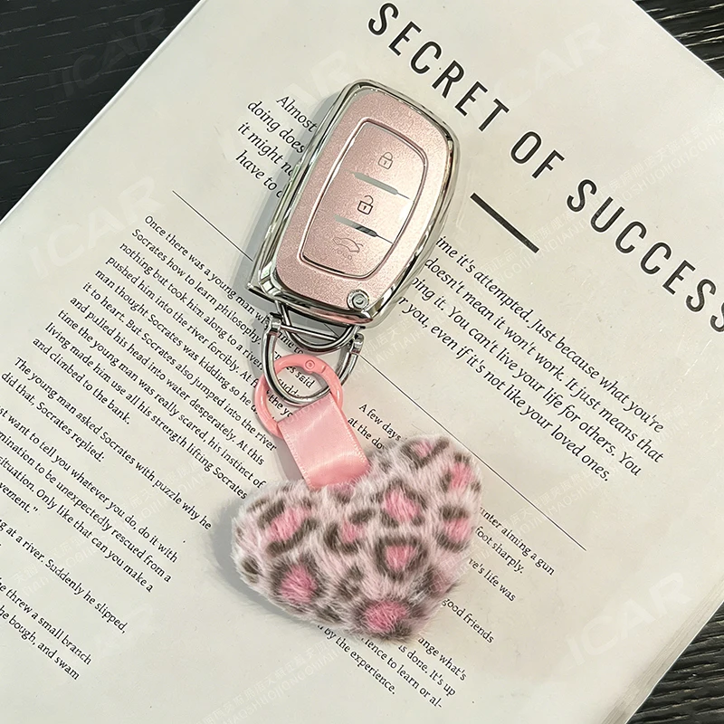 Fashion for Hyundai Ix35 I40 I20 Tucson Elantra Creta Sonata Ioniq Accent Creata 3 Button Car Key Case Key Cover Fob Accessories view 3