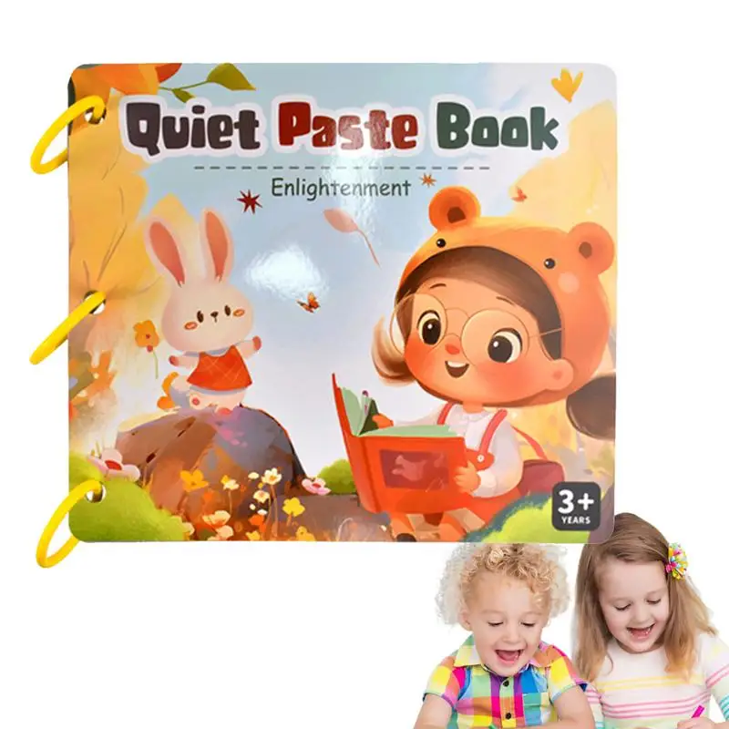 Sticker Busy Book Animal Sticker Book Funny Kids Sticker Book Creative Sensory Busy Book Educational Preschool Busy Book For