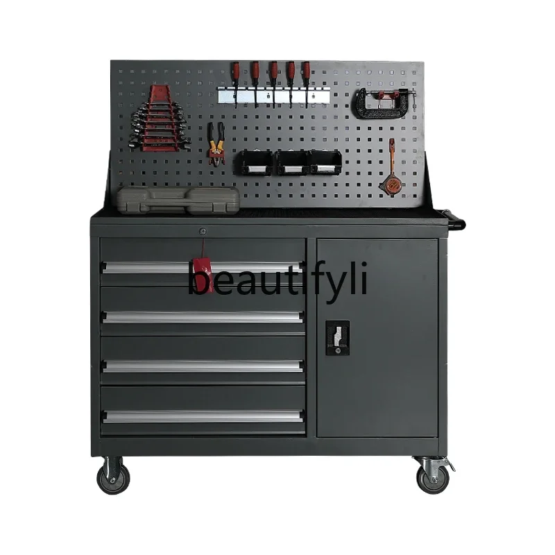 Cart Hardware Tool Cabinet Auto Repair Multifunctional Locker Workshop Parts Iron Box