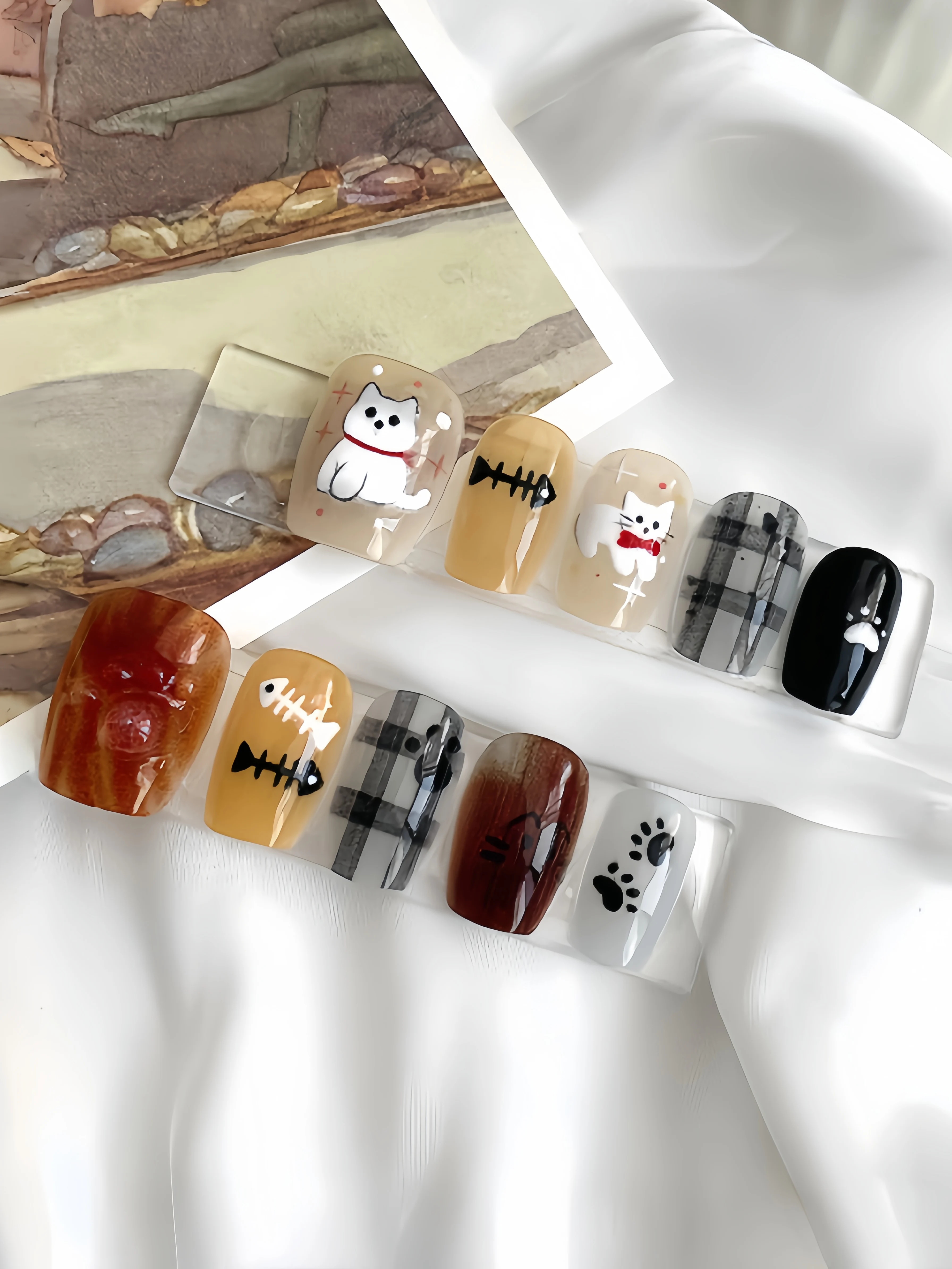 Nail Art Design - 10 Pieces of Nail Art, Cute