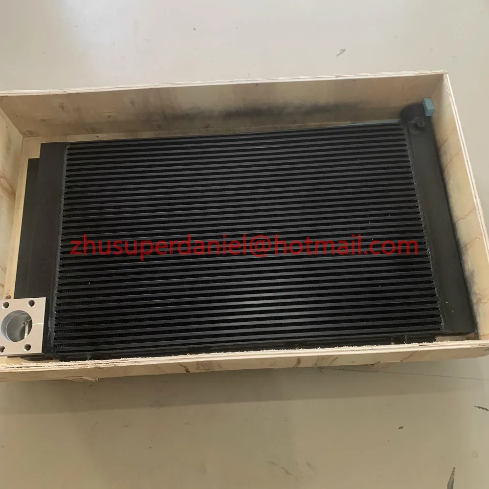 54365945 black aluminum air oil cooler after cooler for IR screw air compressor