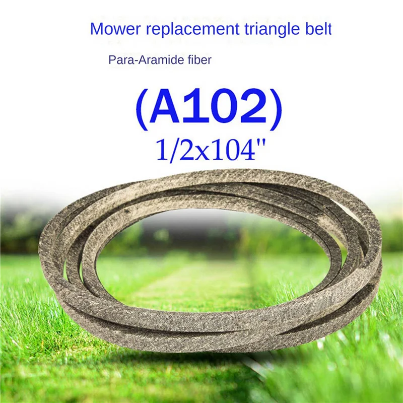 ABLQ 2X Mower Belt Aramid Fiber For John Deere GX20072 754-04219,954-04219 Cub Cadet 754-0641 1/2X104 Inch