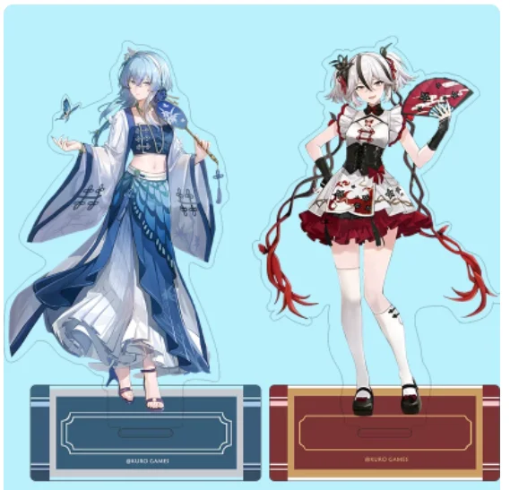Anime Wuthering Waves Camellya The Shorekeeper Acrylic Stand Figure Model Plate Cosplay Collection Desktop Decor Gifts MHD