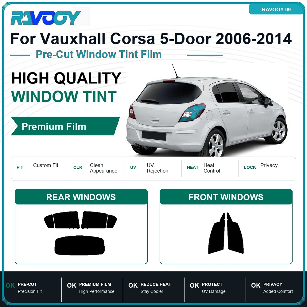 premium-pre-cut-window-tint-for-vauxhall-corsa-5-door-2006-2014-front-rear-windows-uv-heat-rejection-privacy-film