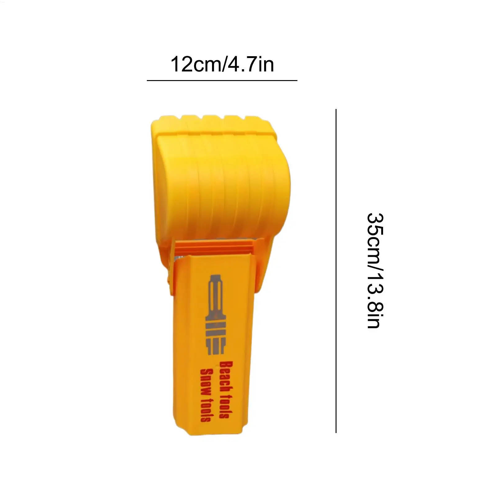 Braccio dell'escavatore Giocattolo per la sabbia Giocattolo per la presa della neve per bambini Grande scavatrice per sabbia ergonomica per l'allenamento delle impugnature I bambini giocano con la spiaggia di costruzione del castello