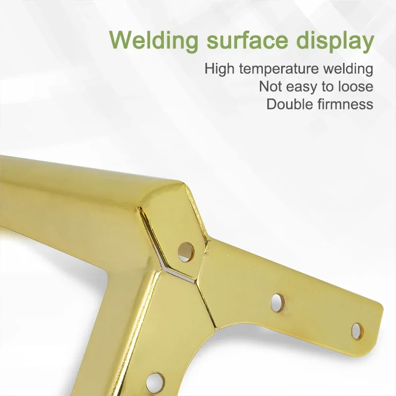 4 Stück Möbelbeine, Metallstützfuß, 8–15 cm, Möbelfüße für Sofa, Bett, Schrank, Tisch, Schreibtisch, Hardware-Zubehör