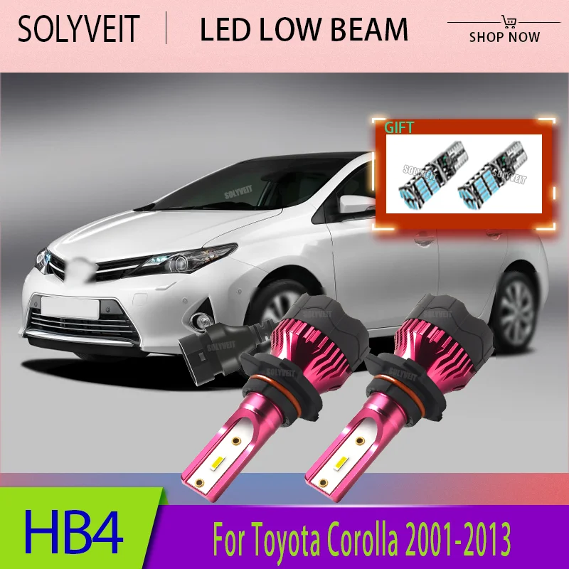 

Out with the Old, In with the 15000LM 9006/HB4 LED Low Beam For Toyota Corolla 2001 2002 2003 2004 2005 2006 2007 2008-2013
