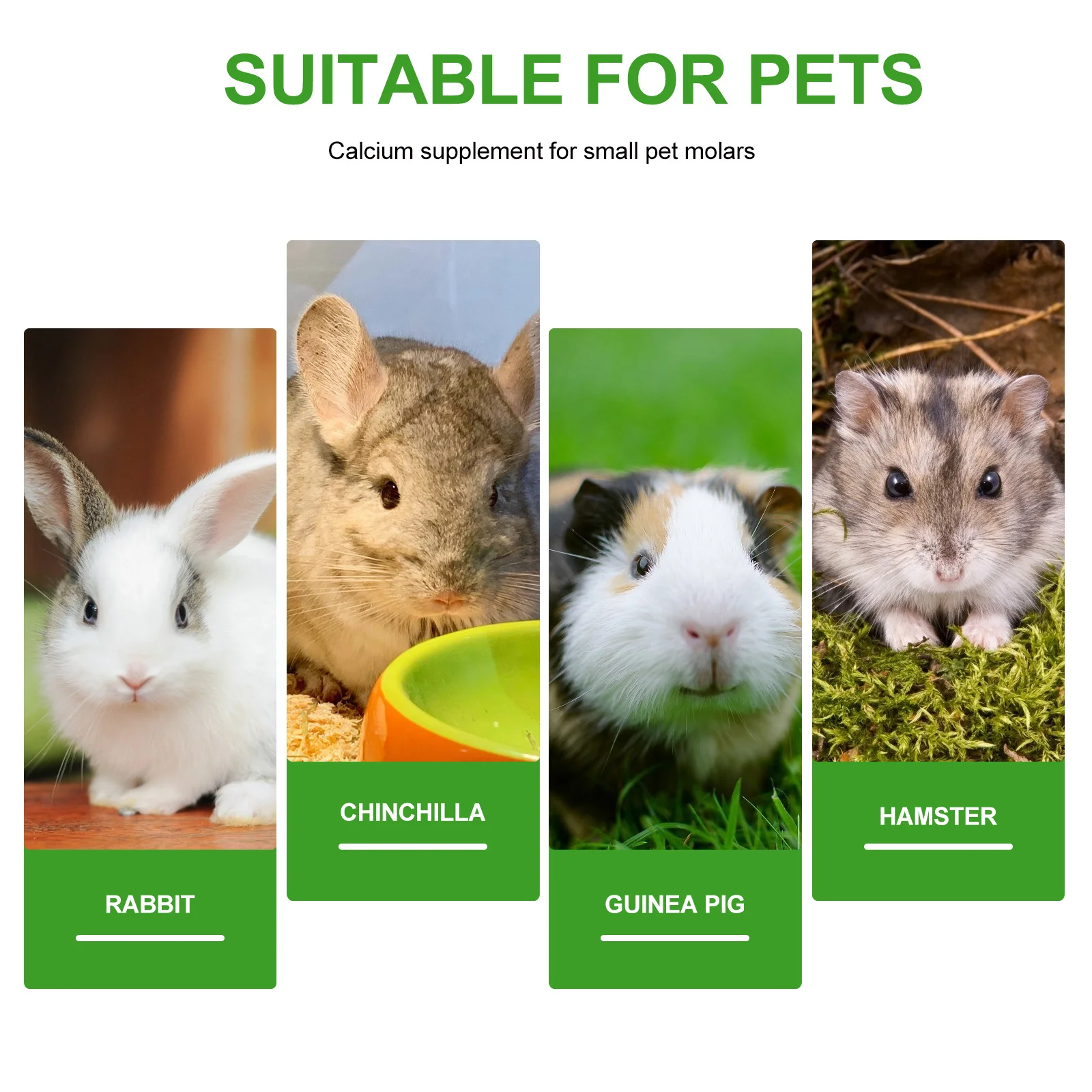 

10Pcs Safe Small Pet Molar Rods Natural Chewing Sticks Rabbit Guinea Pig Hamster Teeth Grinding Dental Tools Hamster Chew