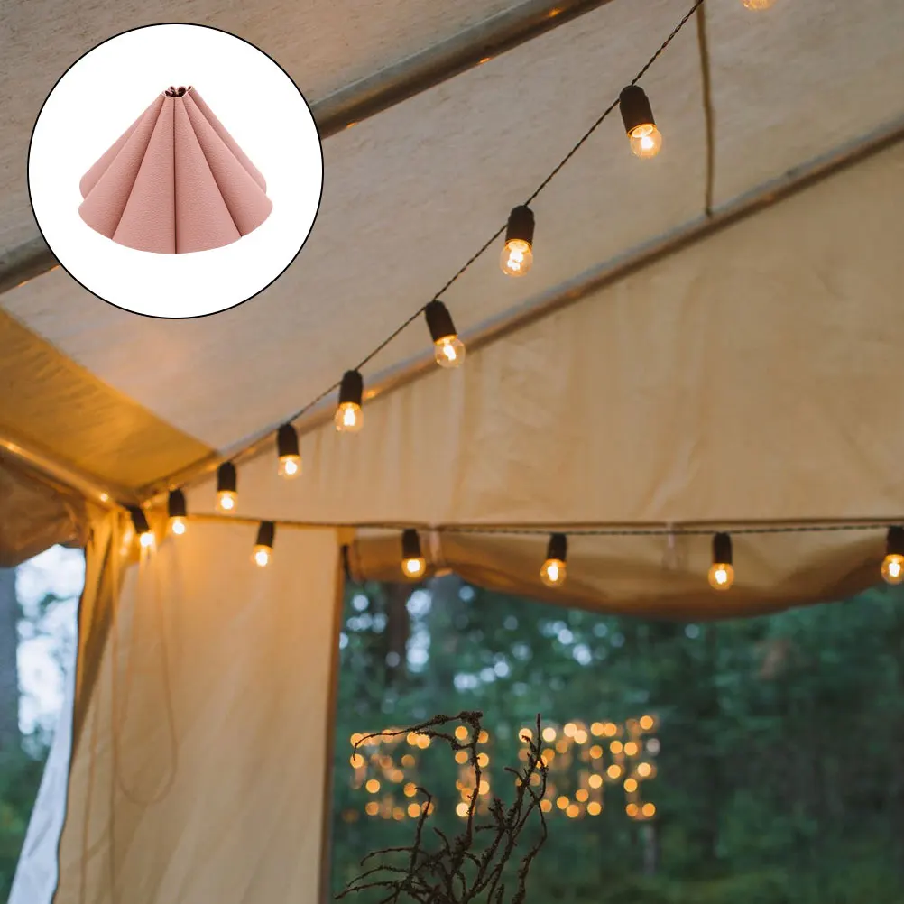 

1Pcs LED Lampshade Comfortable Feel Decorative Lampshades for Home Use Outdoor Lamp Cover Warm Atmosphere Foldable Convenient