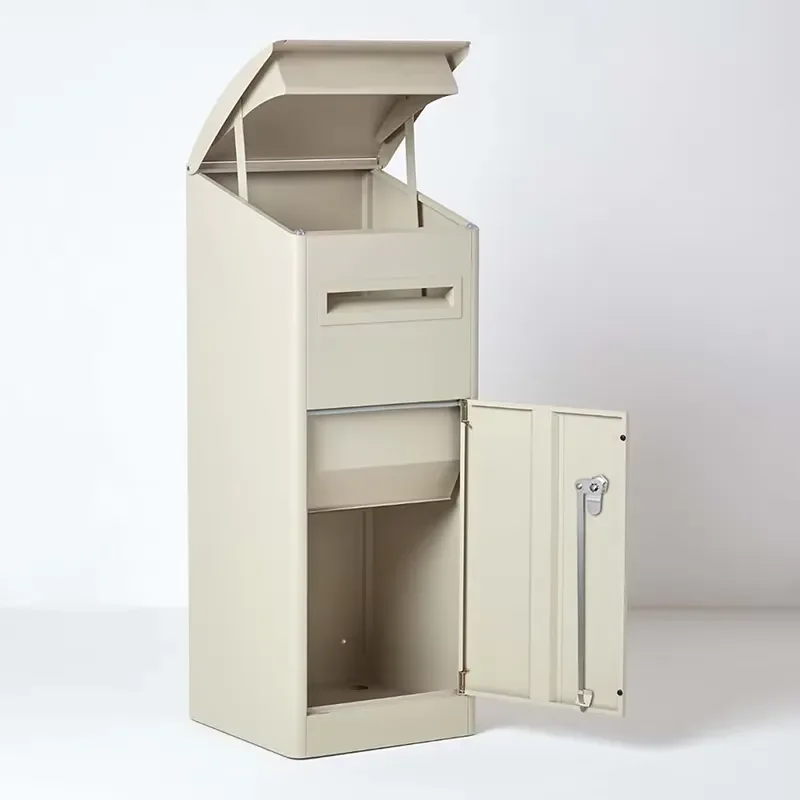 Custom Galvanized Steel Mailbox Outdoor Wall Mount Letter Box Secure Postal Delivery Container For Home Garden Office Use