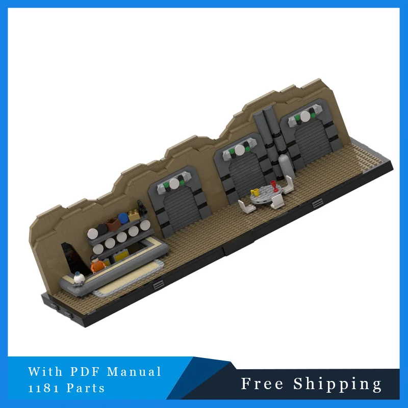 1181 PCS Star Battle Series Legendary Tavern Modular Building Bricks Model Set For Children Assembly Display Toys Festival Gifts