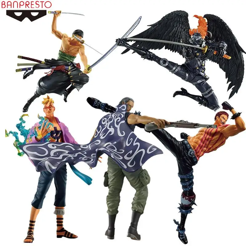 

Bandai One Piece Ichiban Best of The Buddy Roronoa Zoro King Charlotte Katakur Ben Beckman Marco фигурка аниме экшн-модель игрушки