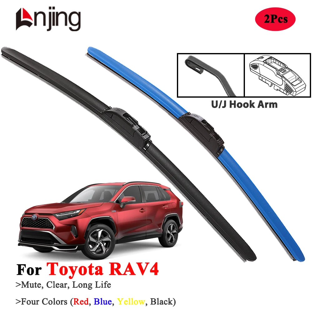 

LNJING Colorful Wiper Blades For Toyota RAV4 RAV 4 1994-Now