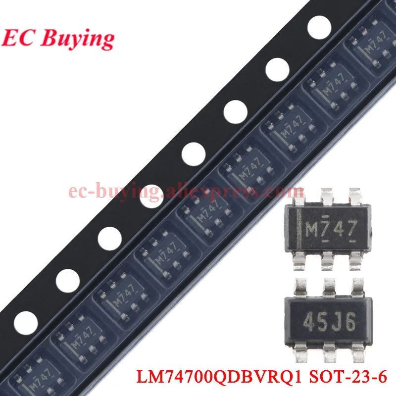 1-50Pcs LM74700QDBVRQ1 LM74700 M747 SOT-23 LM73100RPWR LM73100 LM74700QDBVRQ1 LM74700 IQ Automotive Ideal Diode Controller Chip