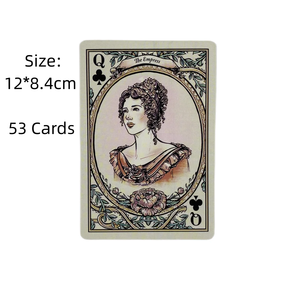 A Jane Austen Tarot Cards A 53 Deck Oracle English Visions Divination Edition Borad Playing Games