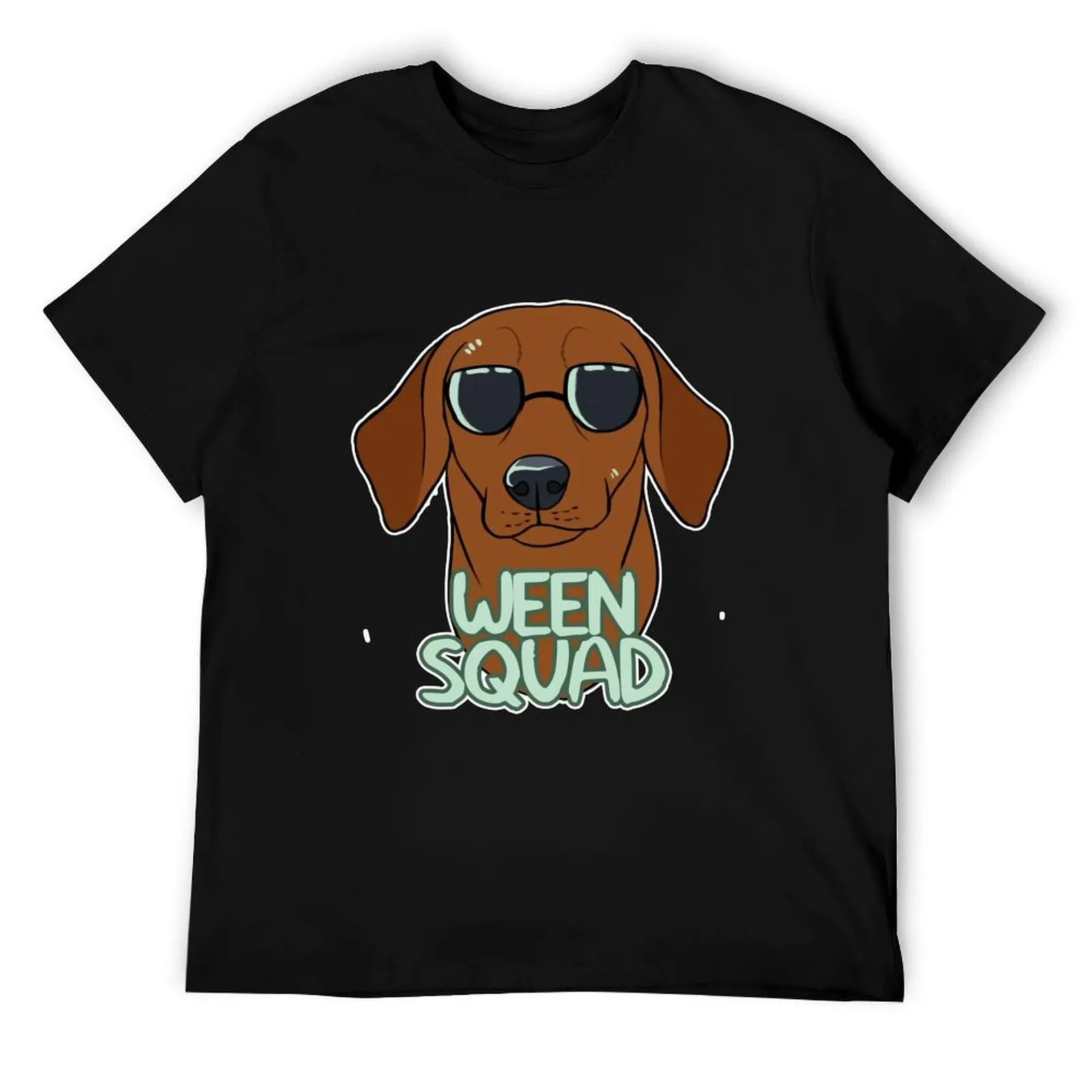 WEEN SQUAD (أحمر قصير الشعر) تي شيرت تي شيرت للرجل جرافيك مضحك أنيمي تي شيرت للرجل تي شيرت