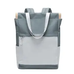  XOKY Laptop Backpack Large Capacity Schoolbag Female College Student Commuter Computer Bag Minimalist Female Handheld Backpack