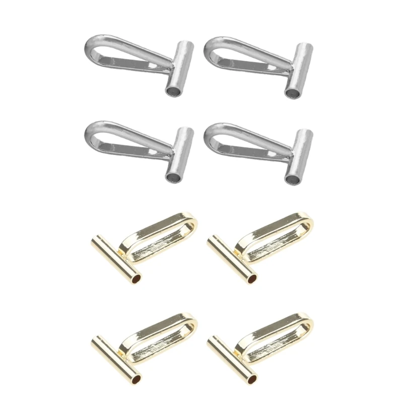 4pcs Brooch Converters for Changing Brooches Pins to Pendant Gold Silver Color Charm Metal DIY Jewelry Findings