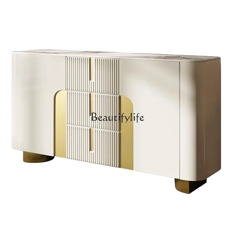 

z.Light luxury home entrance cabinet American chest cabinet living room storage locker