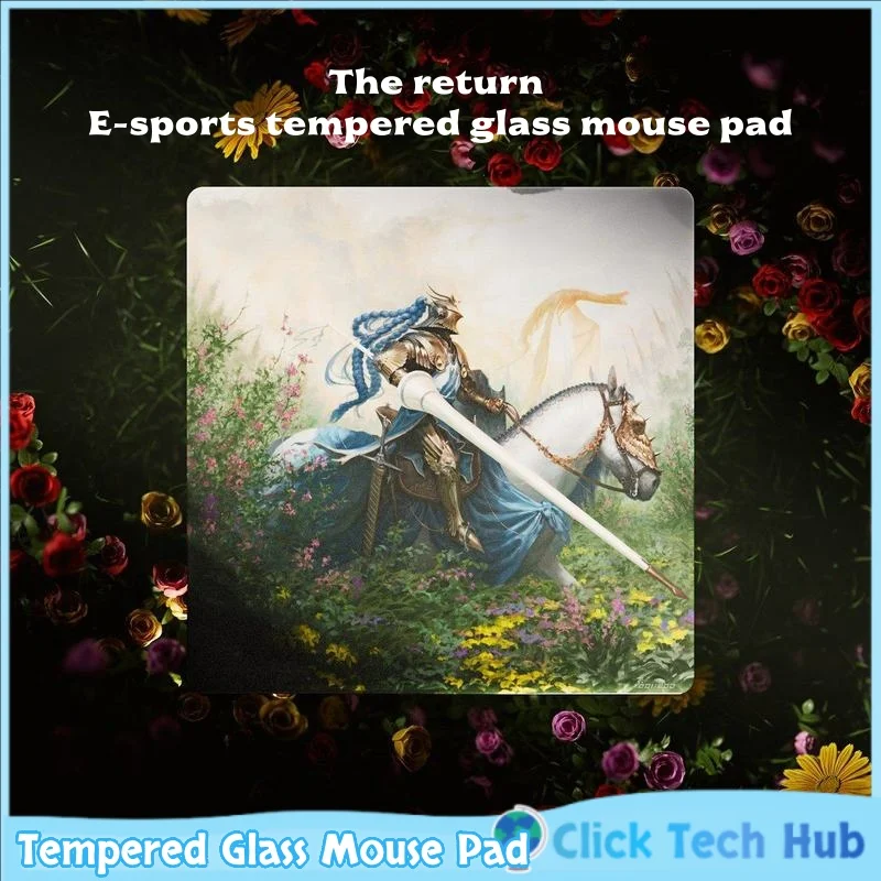 The Return E-Sports Tempered Glass Mouse Pad Replica Edition Wallhack Same Office E-Sports Game Mouse Pad Gaming Equipment Gifts