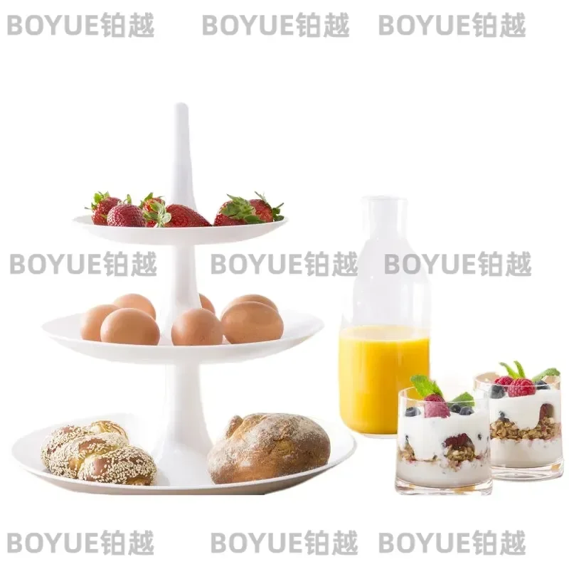Multi Tier Pastry Stand Fruit Plate Snack Candy Tray Afternoon Tea Tableware Dim Sum Rack for Living Room Coffee Table