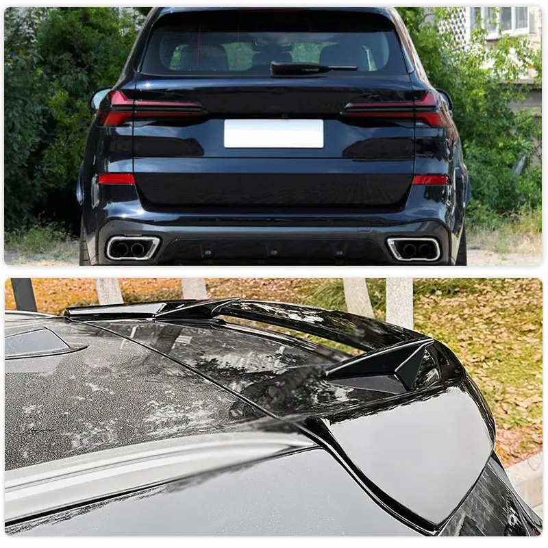 ABS Gloss Black Rear Trunk Roof Spoiler Wings for BMW X5 G05 LCI M Sport 2024 Car Racing Rear Spoiler Boot Lid Wing Lip Body Kit