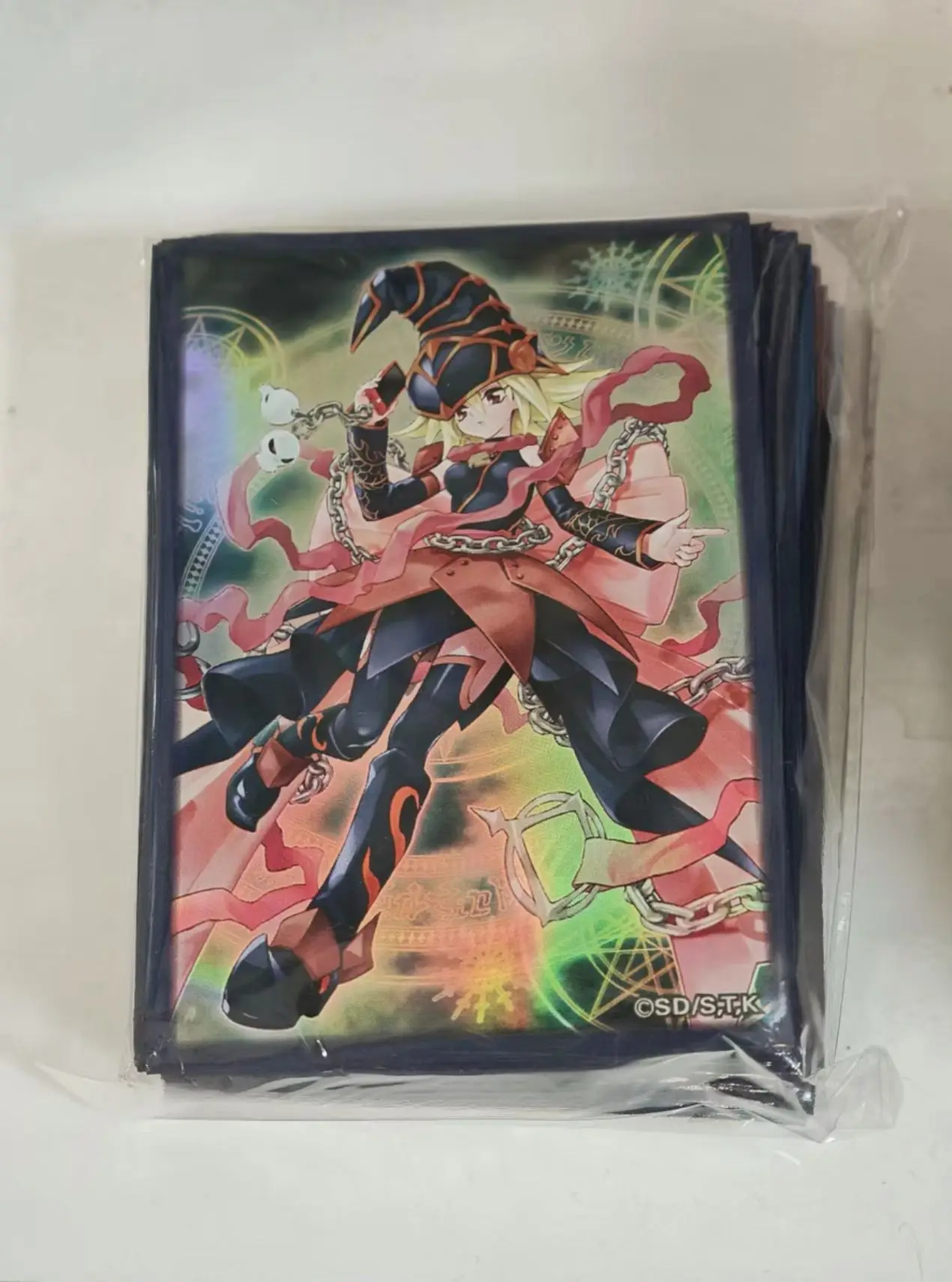 100pcs-yugioh-konami-duel-monsters-gagagaga-girl-official-collection-sealed-card-protector-duelist-sleeves